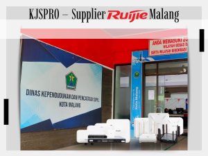 Supplier Ruijie Malang KJSPRO di kantor Dispenduk Kota Malang