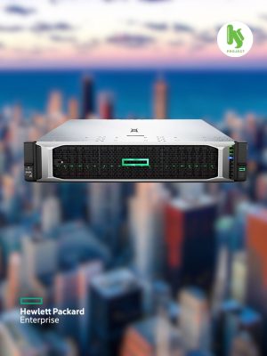 HPE ProLiant DL380 Gen10 Silver 4210 8SFF rack server 2U dengan Intel Xeon Silver 4210.