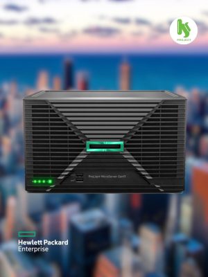 HPE ProLiant MicroServer Gen11 E-2414 (P79744-375) untuk kebutuhan server bisnis dan kantor.