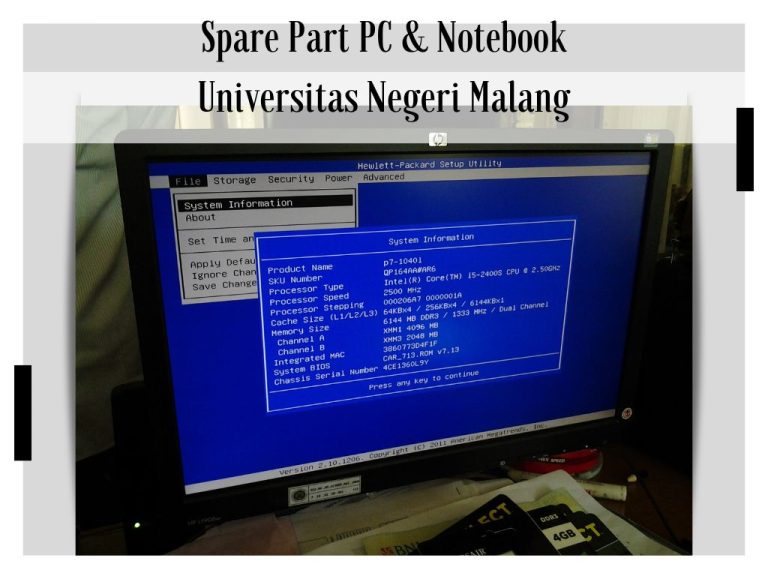 proses Instalasi upgrade PC UMM