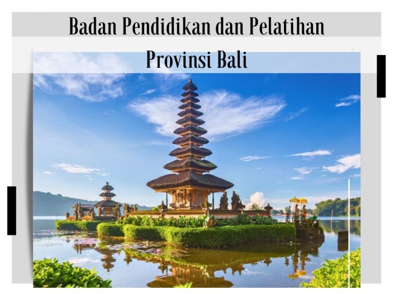Pengadaan infrastruktur IT untuk Balai Diklat Provinsi Bali